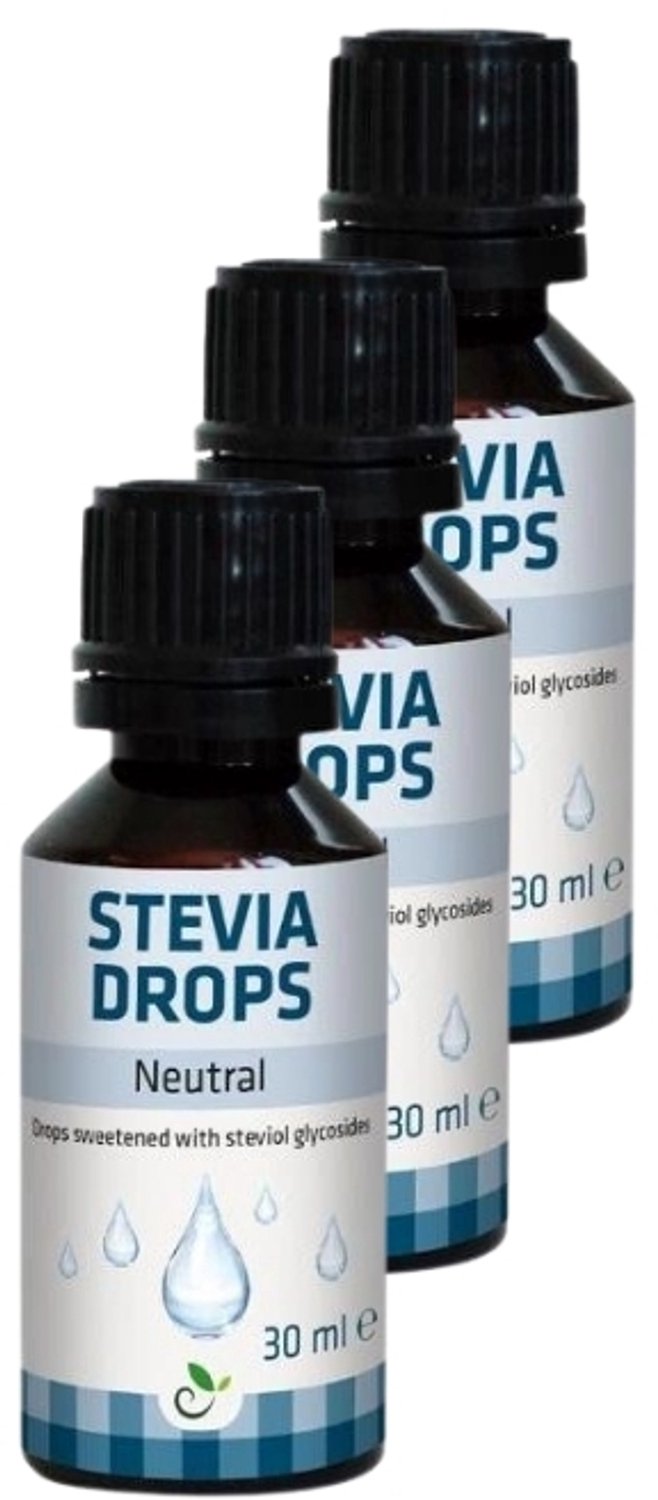 Sukrin | Stevia Drops | Neutraal | 3 stuks | 3 x 30 ml