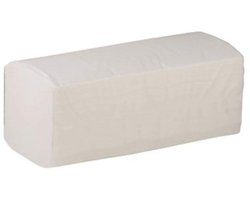 Papieren Handdoek - Hoogwit - 4000 Vellen - 2-laags van 100% Cellulose - Voor Professioneel Gebruik