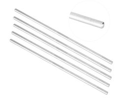 Stalen as Φ6 mm D-as - 5 stuks - roestvrijstaal - voor TETRIX - ServiceTopper