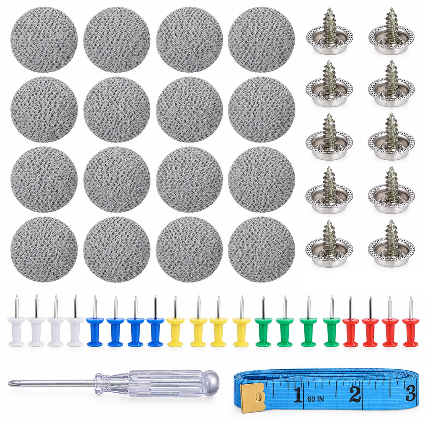 Autobekleding Reparatie Kit - 65 stuks - Met Schroevendraaier en Meetlint