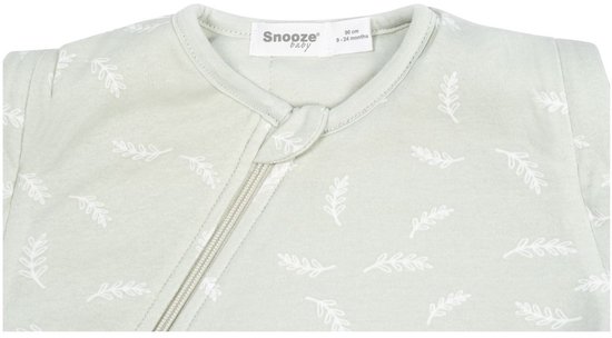 Snoozebaby Slaapzak Winter 90 cm (9-24 mnd) - TOG 2.0 - Afritsbare mouwen - Katoen - Olive Green — afbeelding 3