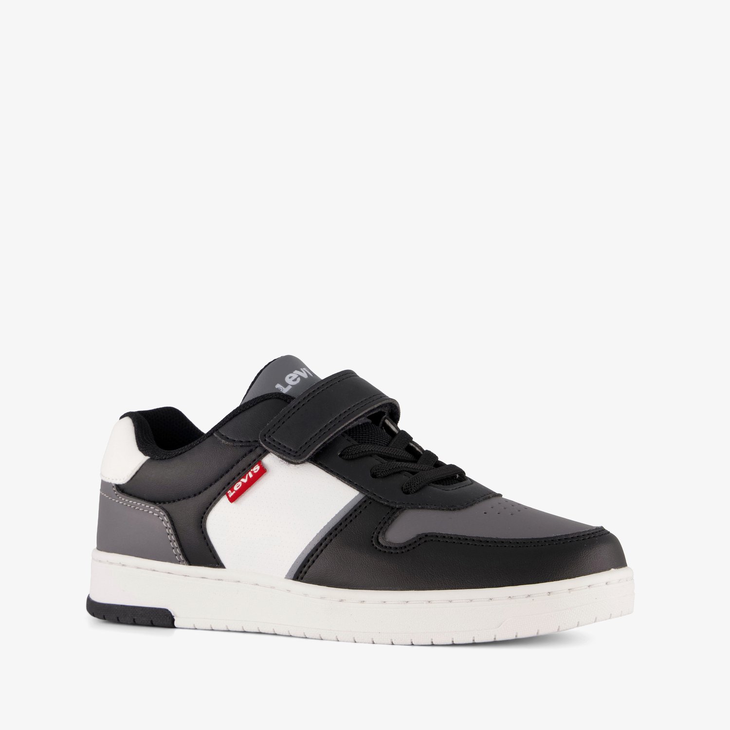 Levi’s Kick jongens sneakers – Uitneembare zool Zwart
