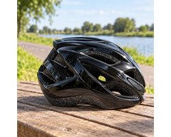 Fietshelm - Mountainbike Helm - MTB - Racefiets - Wielrennen - Verstelbaar - Unisex - Veiligheidshelm - zwart