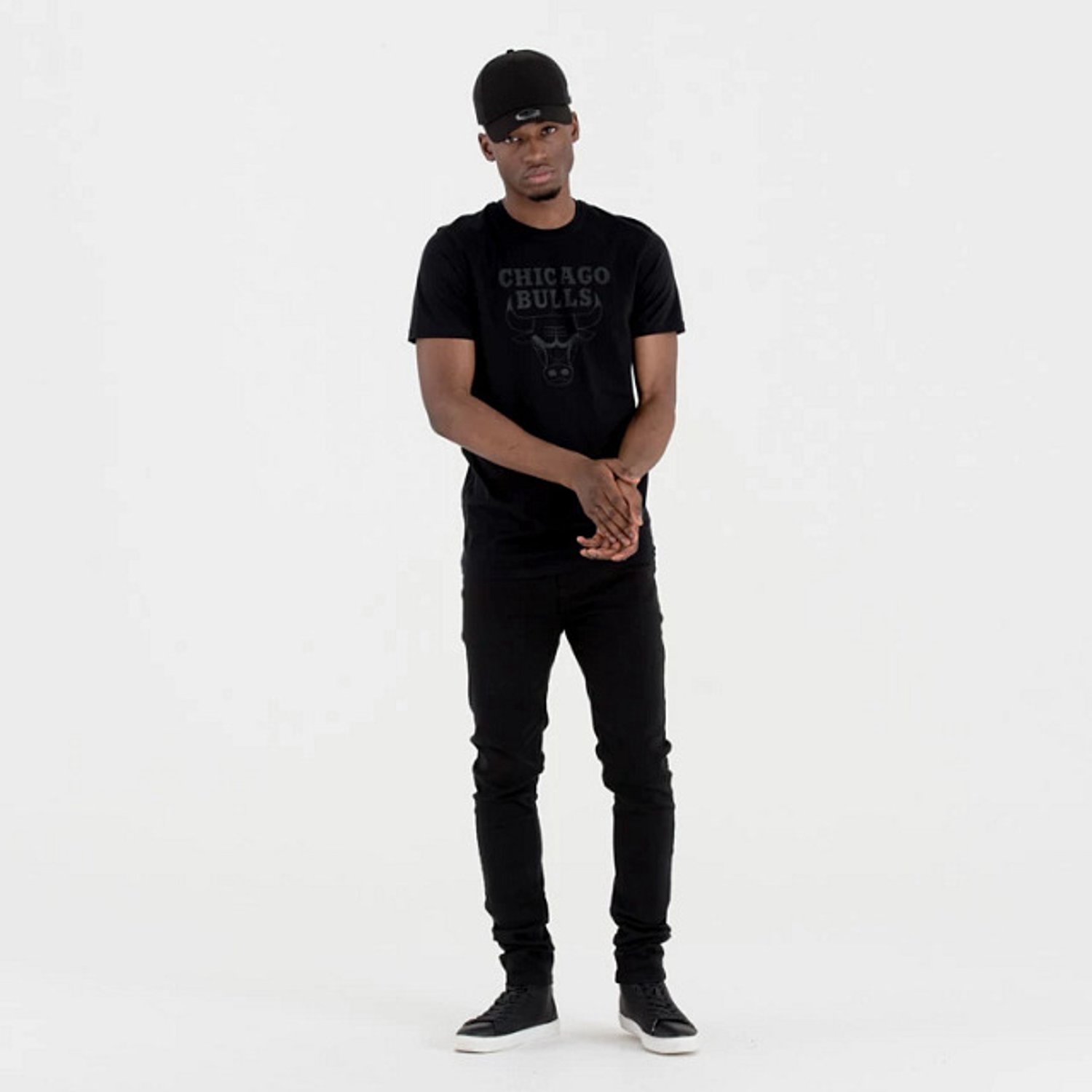 T-shirt Chicago Bulls Zwart