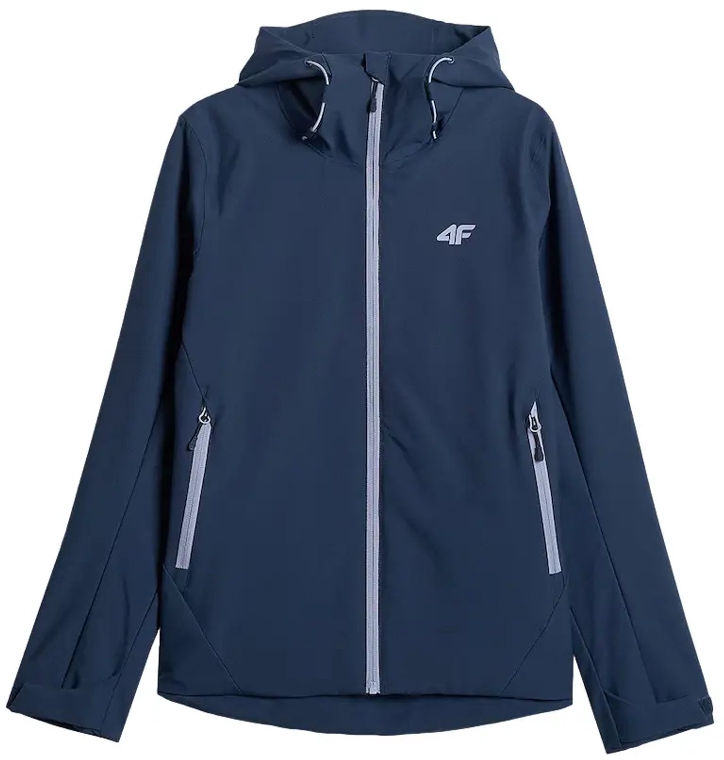 Waterdicht damesjack met capuchon 4F F1111 Blauw