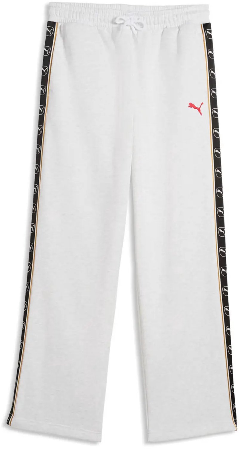 Kinder joggingbroek met elastische koord Puma Cat logo Wit