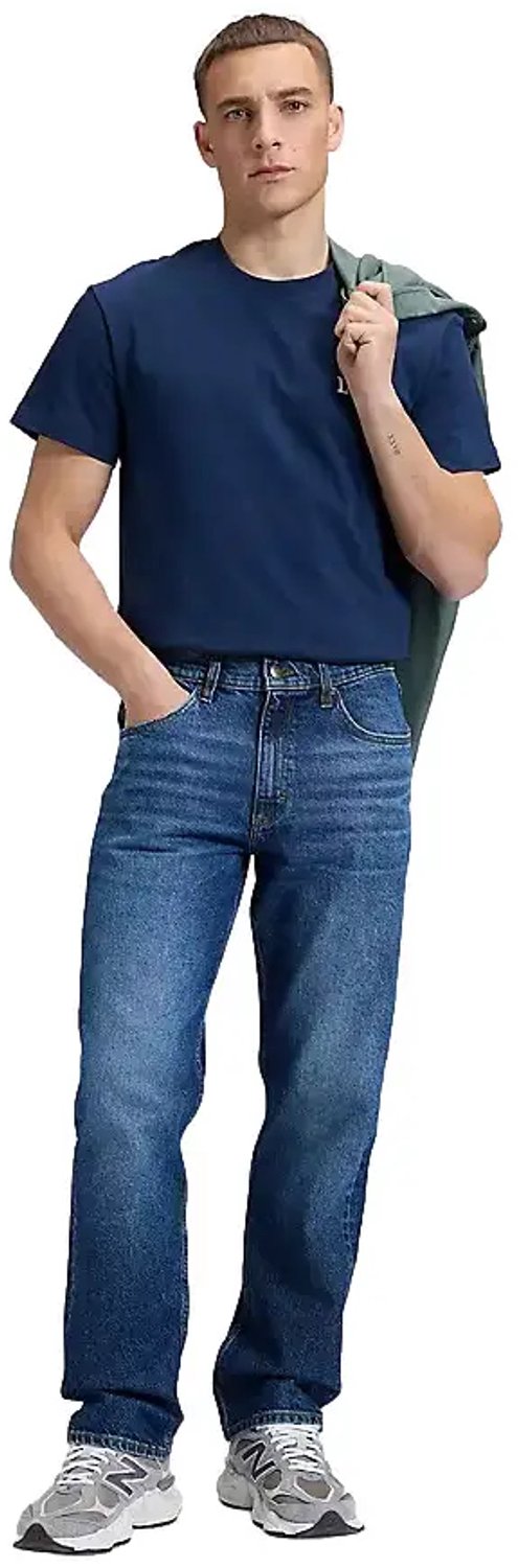 Straight Jeans Lee West You Got Me Zwart