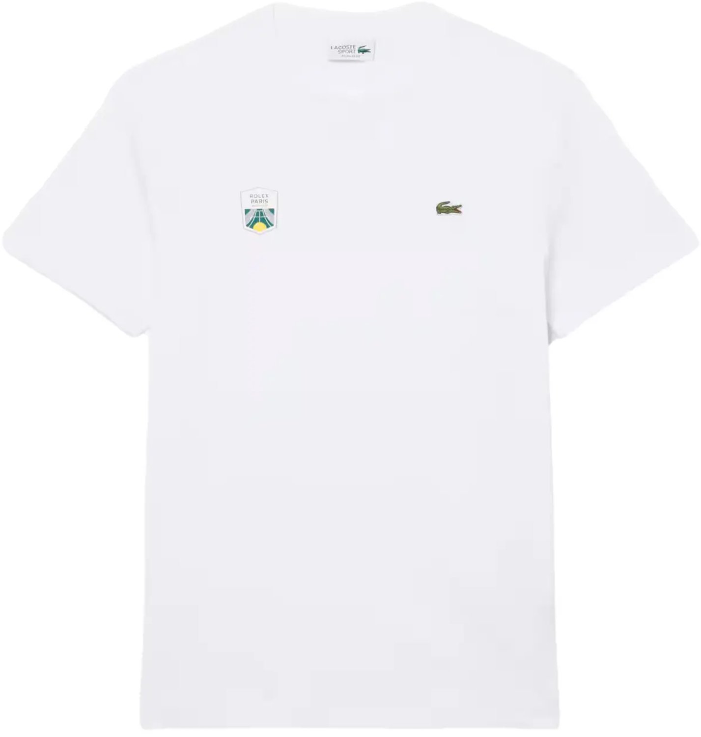 T-shirt Lacoste Rolex Paris Masters Wit