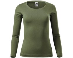 Dames-T-shirt met lange mouwen Malfini Fit-T 169