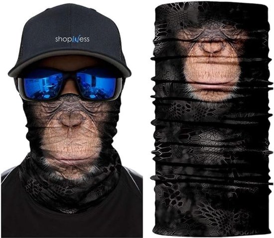 Multifunctionele Colsjaal - Veelkleurig - Uniseks - 100% Microvezel - Voor Sport en Dieren — afbeelding 5