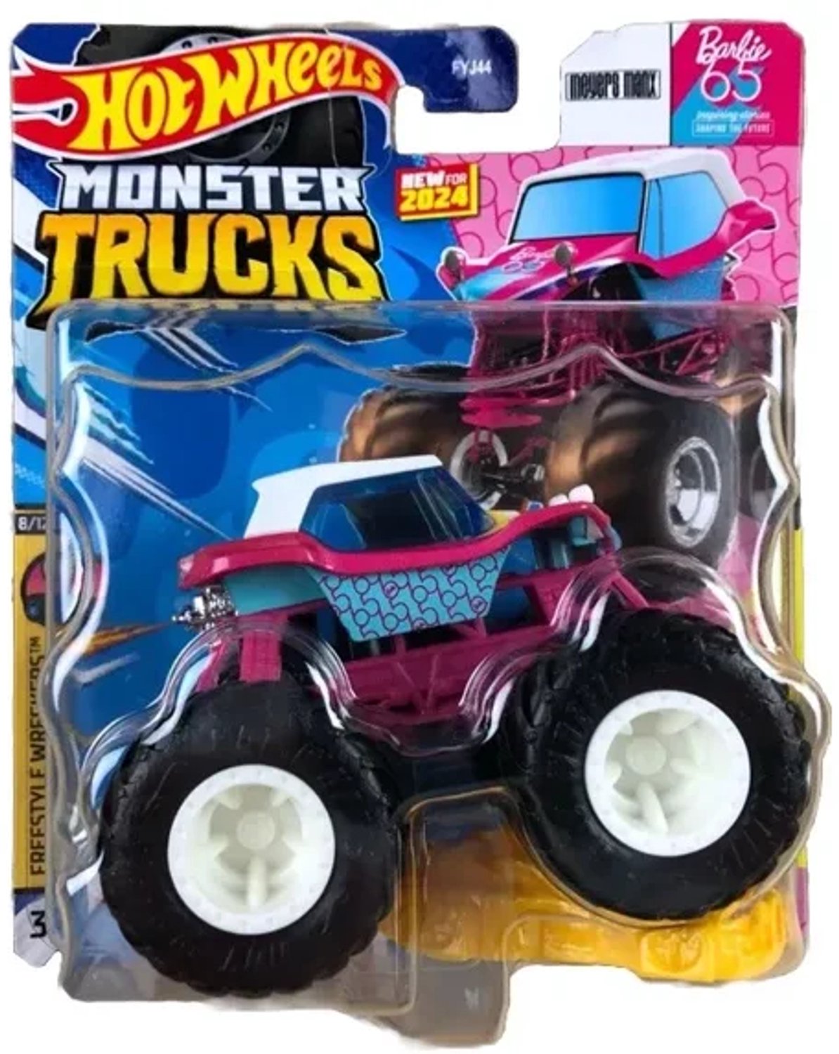 Hot Wheels Monster Jam truck Barbie - monstertruck 9 cm schaal 1:64