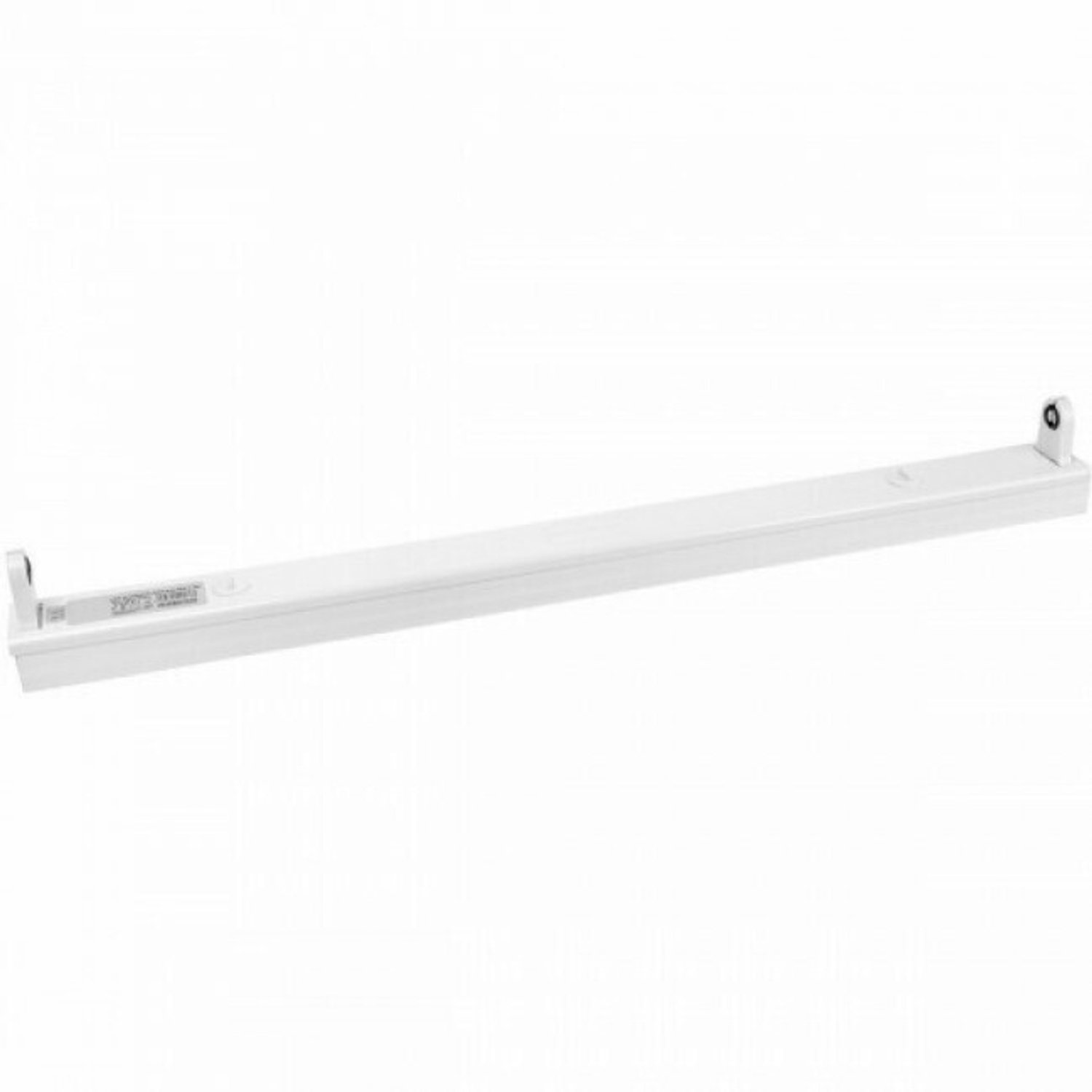 Qualu LED TL Armatuur T8 - Igia Dybolo - 60cm Enkel - IP20 - Mat Wit - Staal