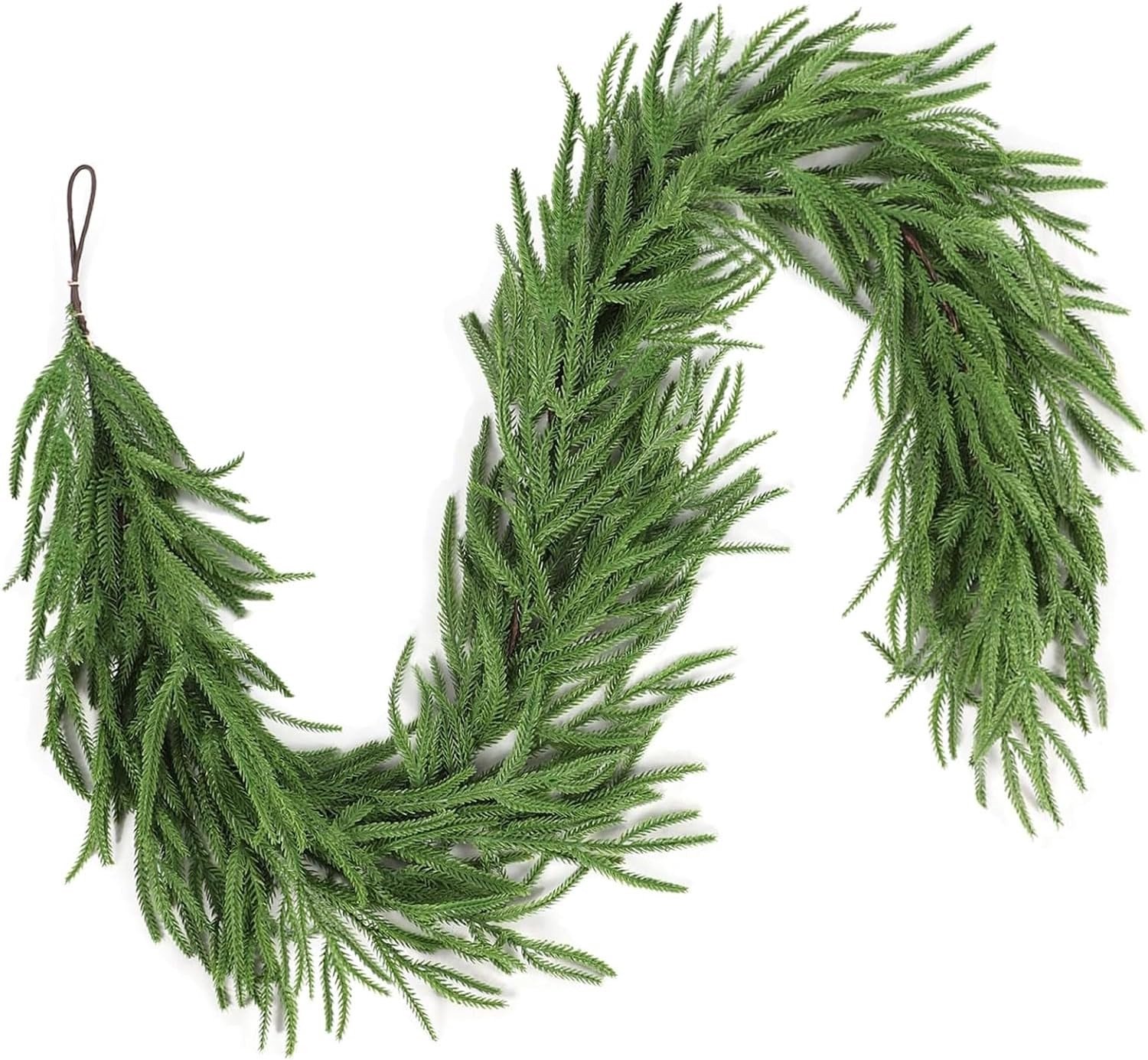 Faux Dennenslinger Groen voor Decoratie, 1,8 m Lang, Perfect voor Feestdagen en Evenementen