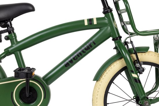 Aventuri 2Cool 3.0 Jongensfiets 16 Inch - Kinderfiets voor 4 tot 6 Jaar - 100-115 cm - Met Zijwieltjes - Groen — afbeelding 2