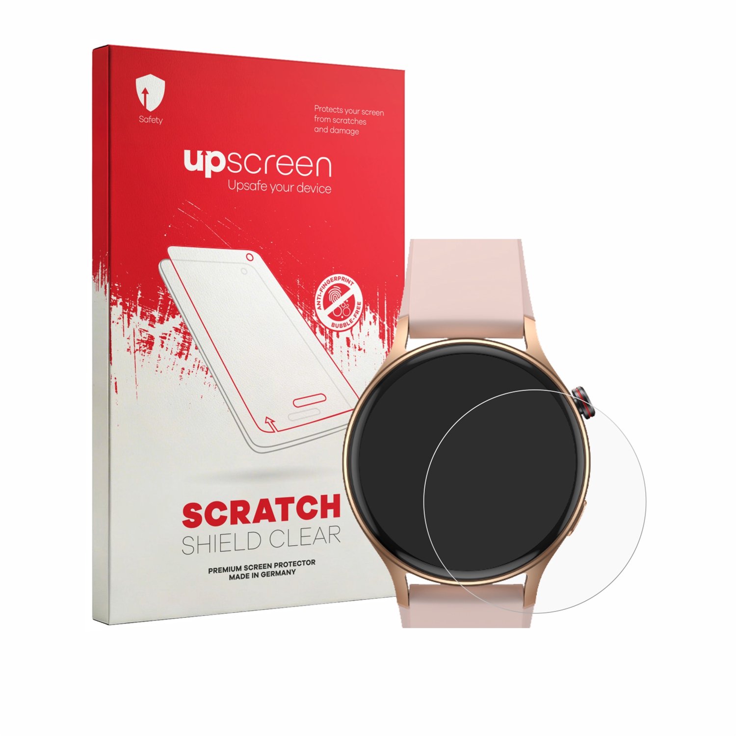 upscreen - Screenprotector voor aeac AR-01 1.32" - Folie Beschermfolie transparant