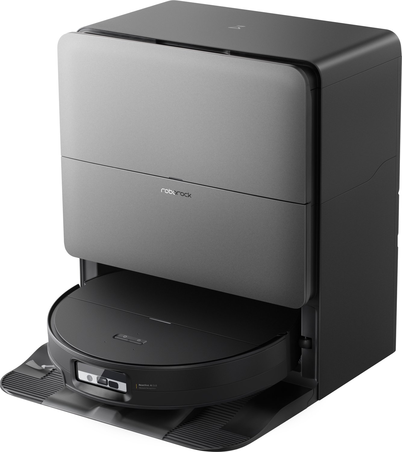 Roborock Saros 20 Sonic–Robotstofzuiger Met Dweilfunctie-VibraRise 5.0 dweilsysteem 4000 Trillingen/min-Digitale motor 36000 Pa&dubbel antiklitsysteem-AdaptiLift Chassis 3.0-Reactieve AI 3.0 obstakelherkenning-Pakt moeiteloos dikke tapijten aan,Zwart
