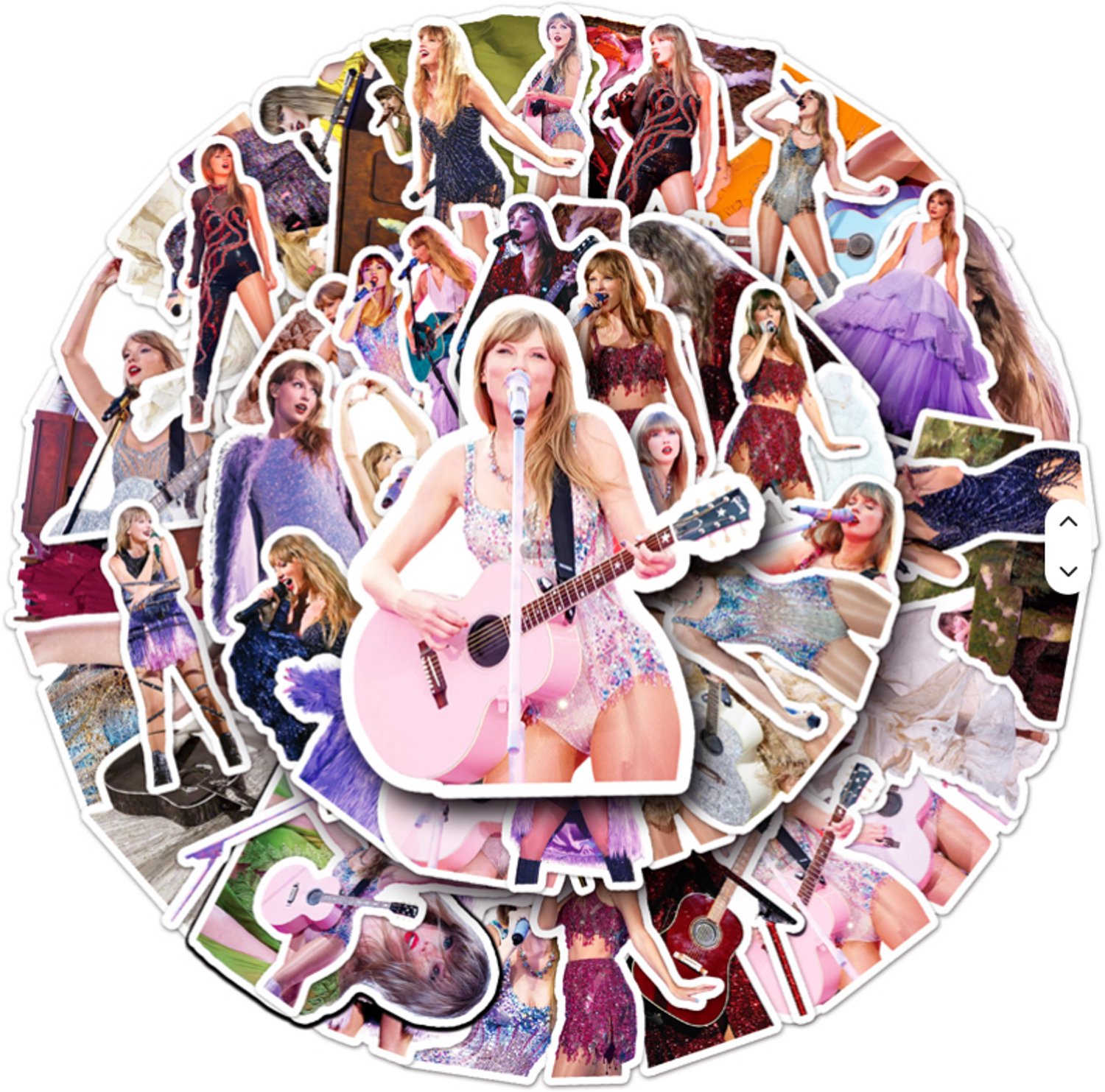 Taylor swift stickers - 50 stuks - deco stickers- laptop stickers - knutselen - bullet journal stickers