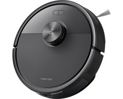 Roborock Q7 M5–Robotstofzuiger met dweilfunctie–10000 Pa sterke zuigkracht–Dubbel antiklitsysteem– 150 min gebruiksduur– LiDAR-navigatie–Stofzuigerrobot voor tapijt– Dierenharen–Zwart–Q5 PRO Upgrade