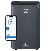 Vibrix DryFlow20 Pro Luchtontvochtiger & Luchtreiniger – 20L per dag – Bediening via App – Ionisator & UV-licht – Wasdroogfunctie – Energiezuinig – Voor Badkamer, Kelder en Zolder – Dehumidifier