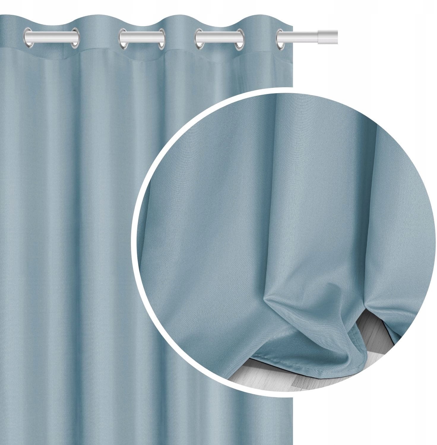 PRESTIQUA Blauwe Gordijnen 140x155 cm - Stijlvol en Functioneel