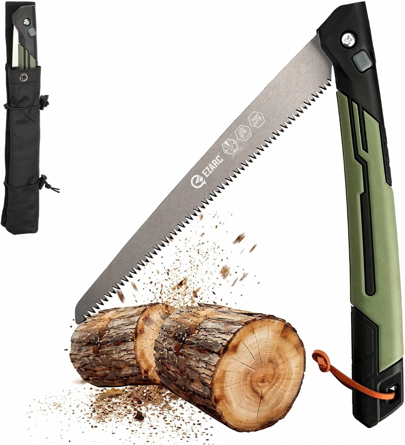Hacksaw Snoeizaag voor Tuin en Bomen, 266 mm met Draagtas - Tuinonderhoud, Snoeien, Tuingereedschap