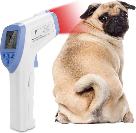 Digitale Huisdierthermometer met LED-probe - Infraroodthermometer voor Honden, Katten en Boerderijdieren - Hoge Nauwkeurigheid voor Dieren en Baby's, Ideaal voor Thuisgebruik — cadeau in Cadeau-ideeën - foto 4