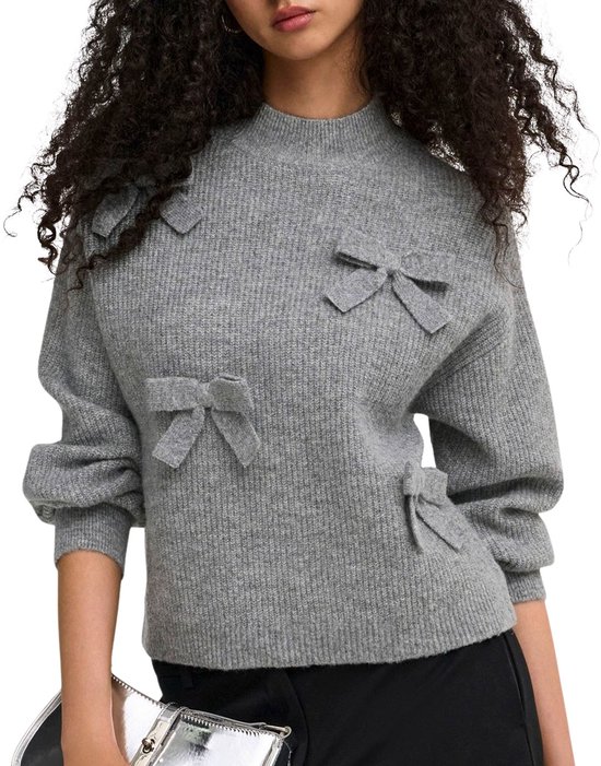 ONLY - ONLLISA LS BOW PULLOVER KNT NOOS Dames Trui