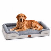Jake and Jacky Hondenmand - Orthopedisch Hondenkussen - Hondenbed - Tweezijdig Matras - Met Traagschuim - Wasbare Hoes - Maat XL - 112x81x17cm
