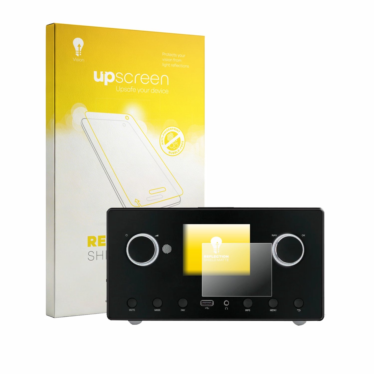 upscreen - Screenprotector voor MEDION LIFE P85444 Gen 2 - Folie Beschermfolie anti glare matte