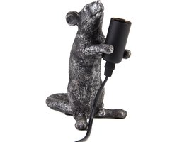 Lamp Mouse 12 x 7 x 12 cm Antique Black