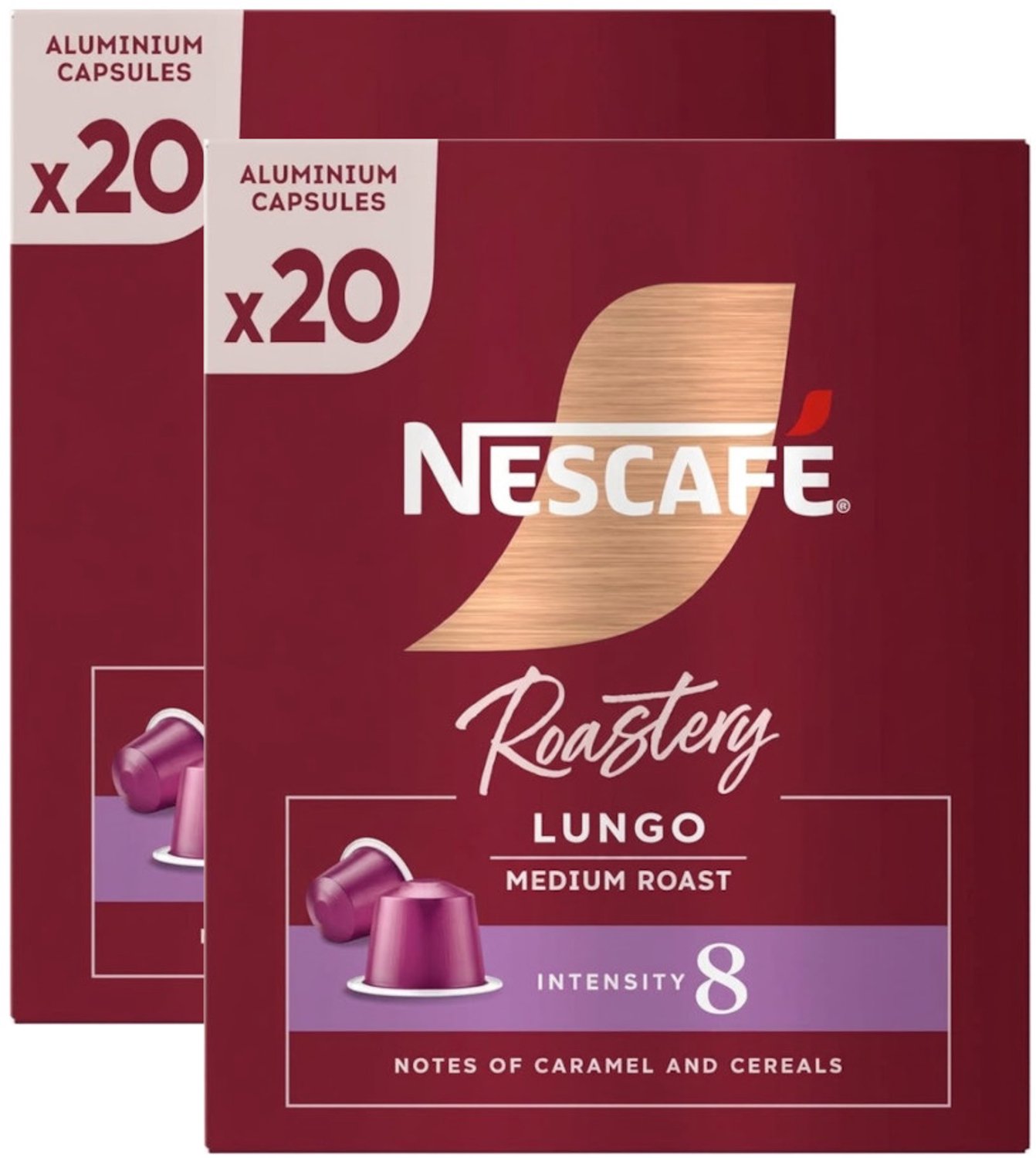 Nescafe Roastery Lungo Medium Roast - Multipack - 40 (2x20) Koffiecups Compatibel Met Nespresso Coffee Machine