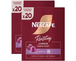 Nescafe Roastery Lungo Medium Roast - Multipack - 40 (2x20) Koffiecups Compatibel Met Nespresso Coffee Machine
