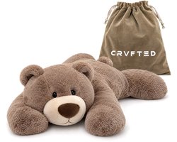 Verzwaringsknuffel Beer – Verzwaarde Zware Knuffel met Gewicht 1.5kg – Sensorische Knuffel – Anxiety Knuffel voor Volwassenen & Kinderen