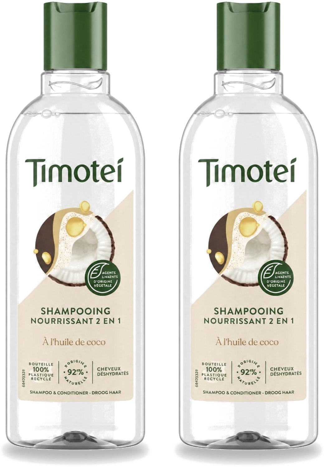 2 x Timotei - Shampoo - Nourrissant - 2in1 - 300ml - Voordeelverpakking - 2 stuks