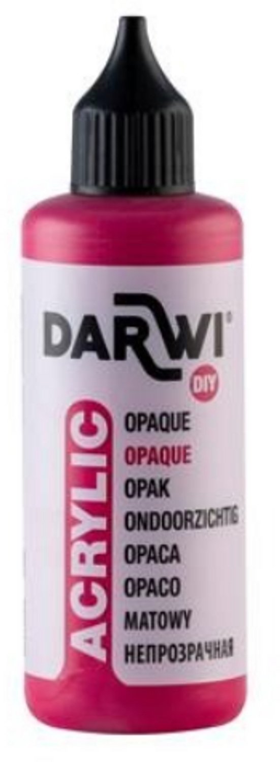 Darwi opaque acrylverf karmijnrood 420