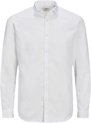 Wit slim fit overhemd met lange mouwen, knoopsluiting en klassieke kraag van Jack & Jones Premium.