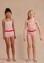 Ten Cate Basics organic cotton stretch shorts happy deer pink 2-pack voor Meisjes | Maat 134/140