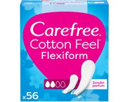 Carefree Inlegkruisjes Medium Bio - 56 stuks