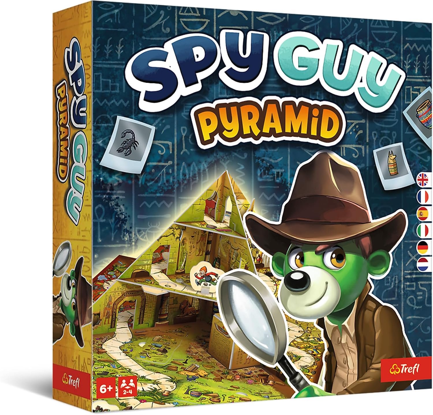Spy Guy Pyramid: Coöperatief Observatiespel voor het Hele Gezin