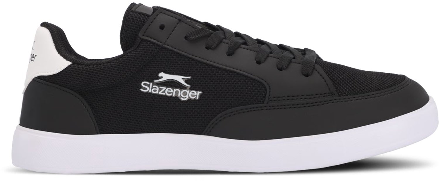 Slazenger Fidel Heren Sneakers - Zwart / Wit