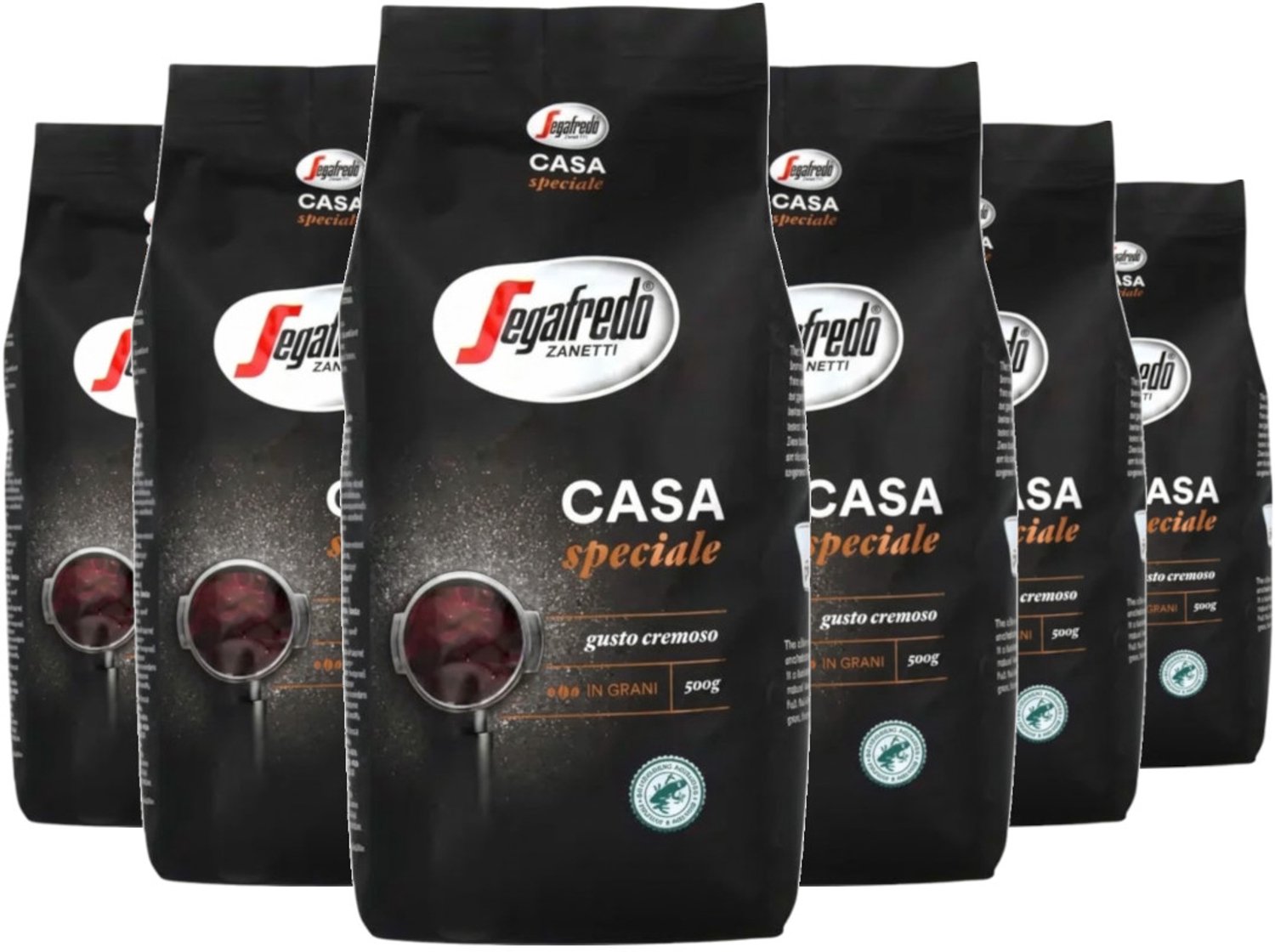 Segafredo Casa Speciale Gusto Cremoso - Multipack - Koffiebonen - 3000g (6x500g)