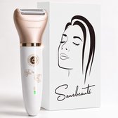 Ladyshave Gezicht - Oksels - Benen - Bikinilijn - Scheerapparaat Vrouw - Ontharingsapparaat Electrisch Ontharen - Gezichtsontharing Dames - Trimmer Vrouw - Ladyshaves Bikini - USB Oplaadbaar