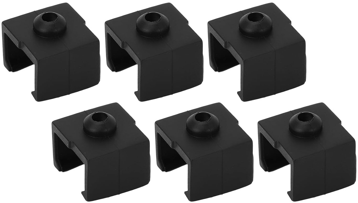 Siliconen Sokken voor 3D Printer Hotend, Verwarmblok Bescherming, Vervangende Onderdelen voor Ender 3 V3 SE, 6 Stuks