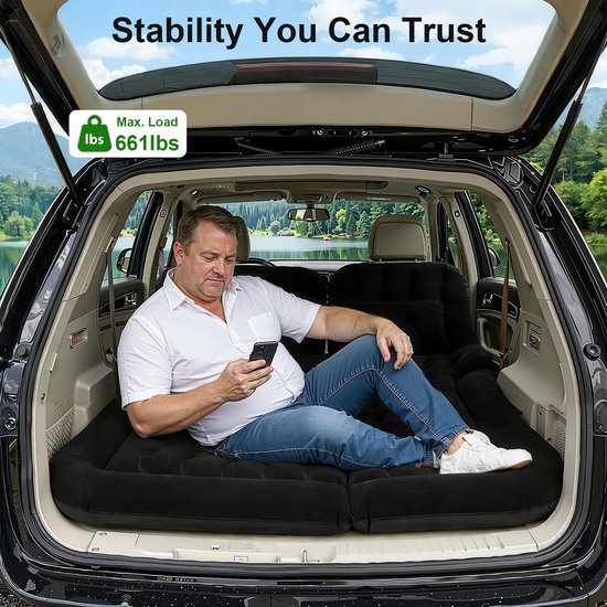 Auto Luchtmatras voor SUV met Elektrische Luchtpomp 174 x 126 cm — afbeelding 2