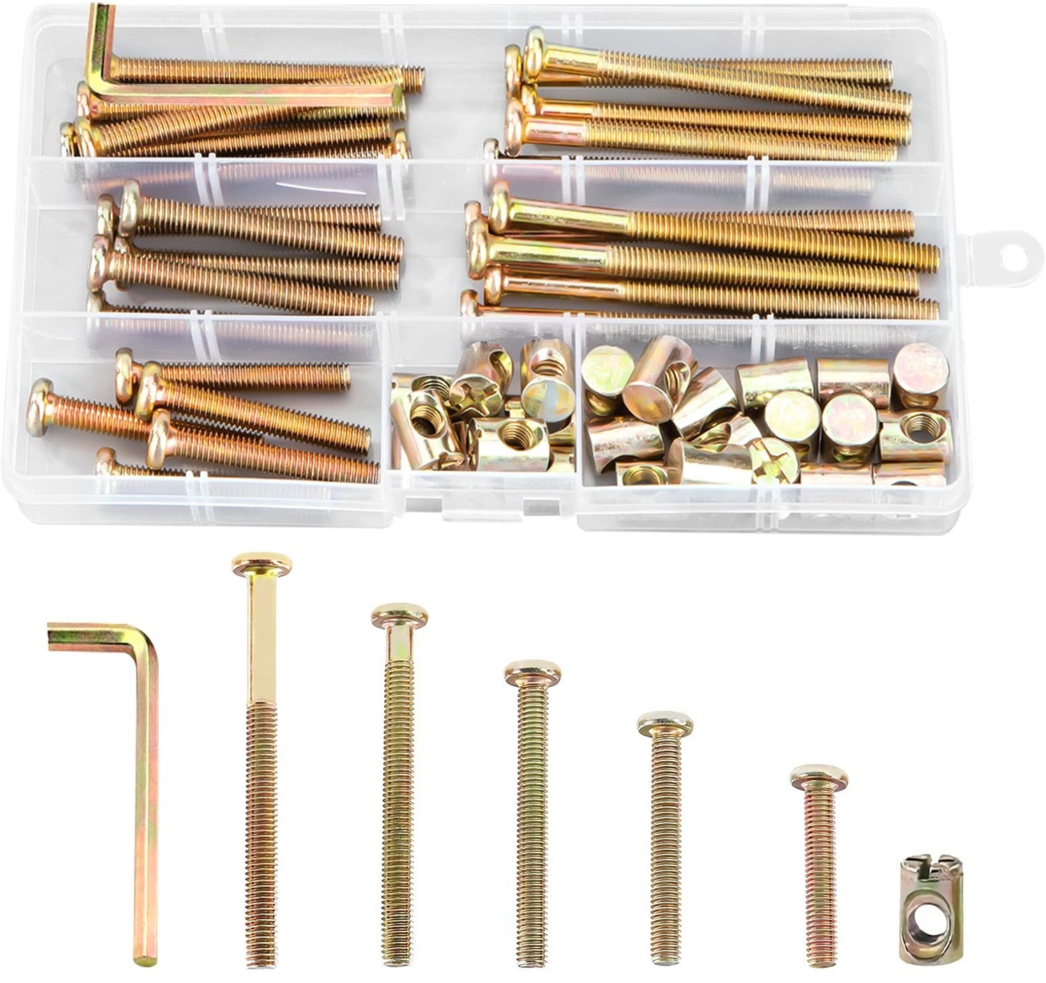 M6 Meubelbouten Set van 50 Stuks voor Meubelmontage