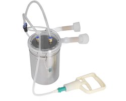 Melkmachine 2 Liter - Draagbare Melkset - Roestvrijstalen Geitenmelker - Sterke Zuigkracht - Transparant Deksel - Duurzaam Gebruik