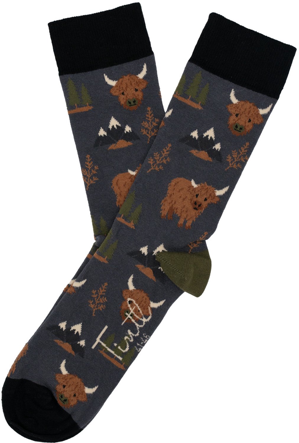 Tintl socks unisex sokken | Animal - Highlanders (maat 36-40)