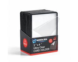 NorthSeaTCG CardGuard Black 35PT – 25x 3x4 Inch TCG Toploaders – Zwarte Kaartbeschermers voor Pokémon & Trading Cards