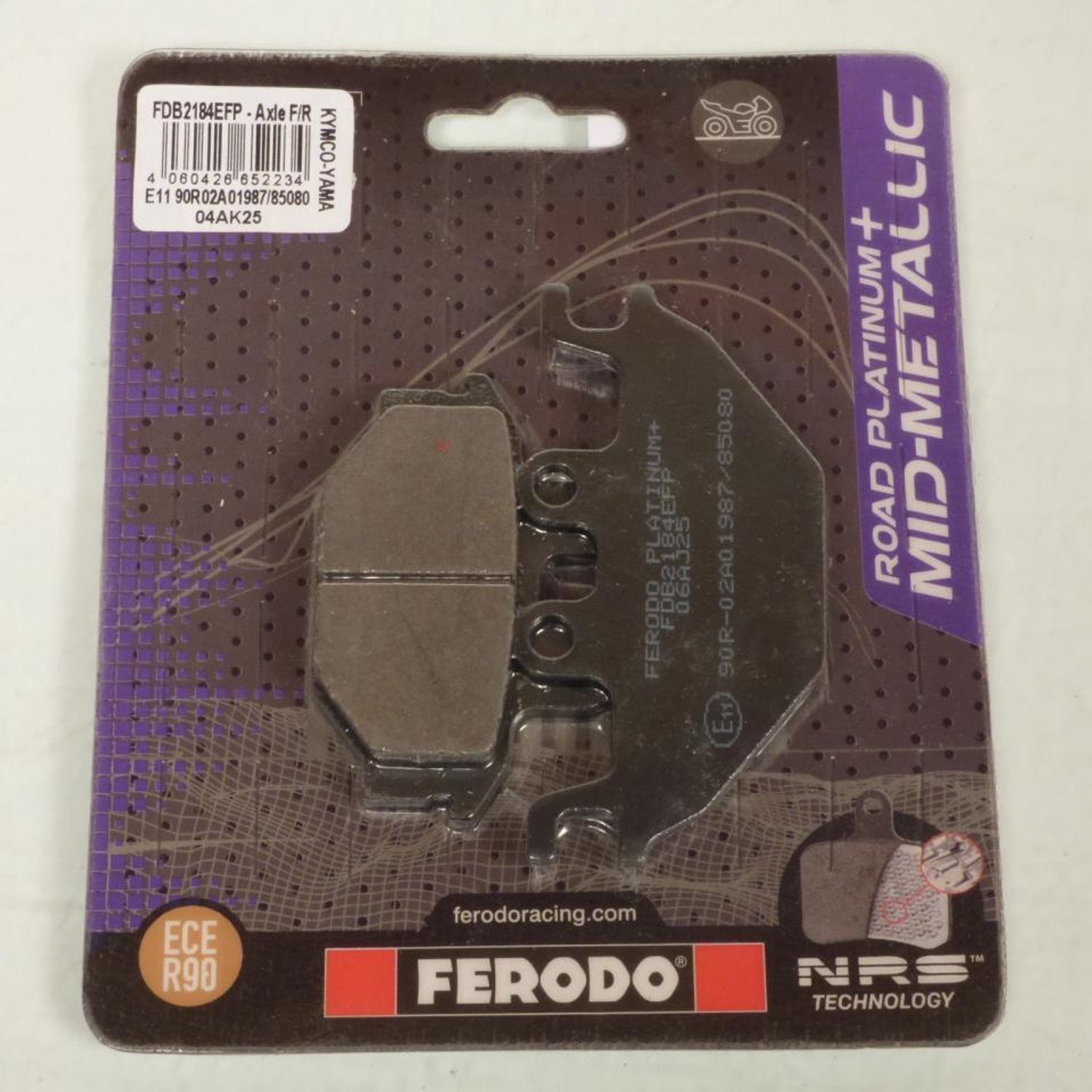 Remblokken Ferodo voor Quad Sym 600 Quadraider 2007 tot 2014 vooraan Nieuw