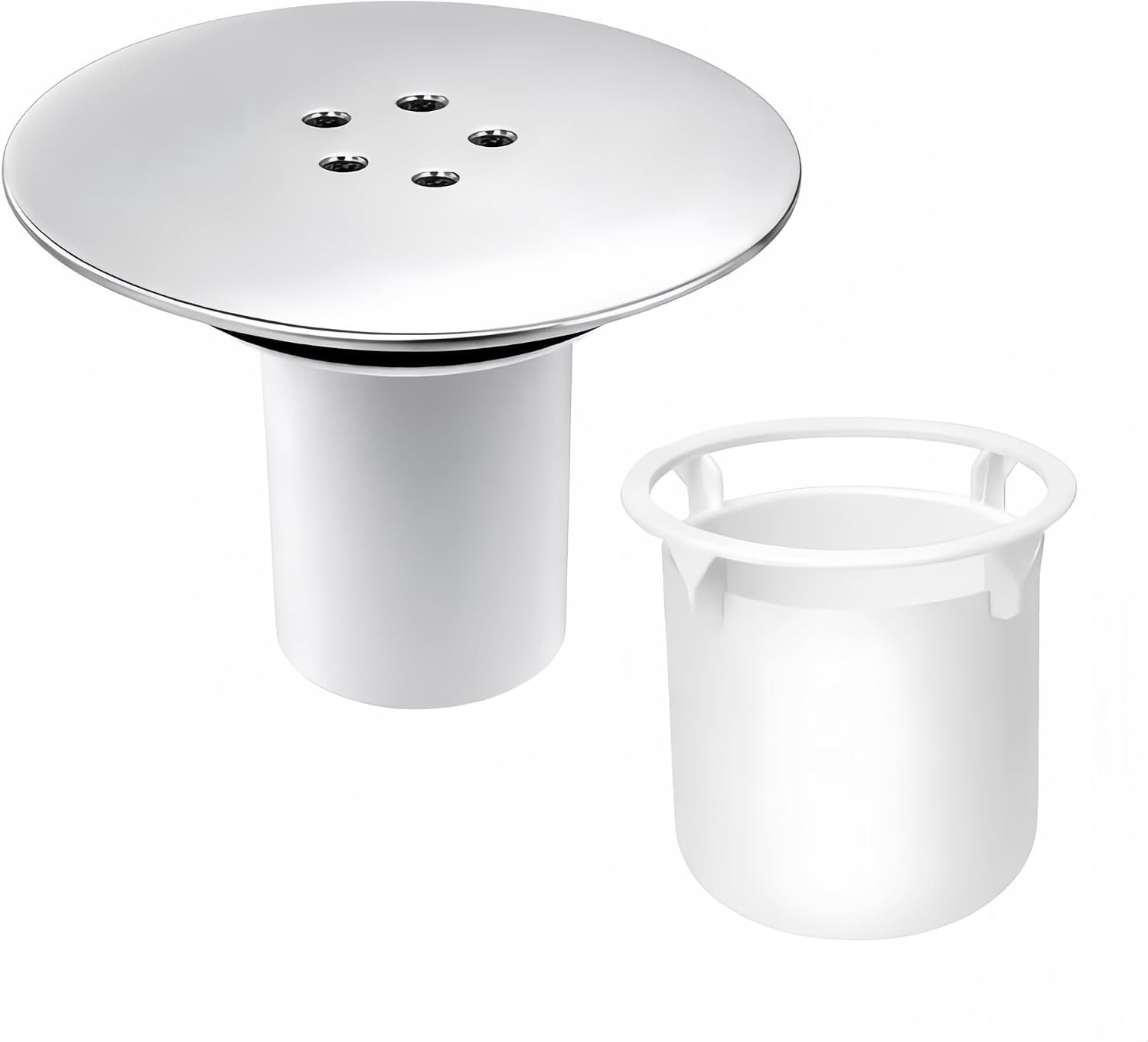 Douchegoot Afvoerplug Viega Tempoplex 90/115mm Chroom